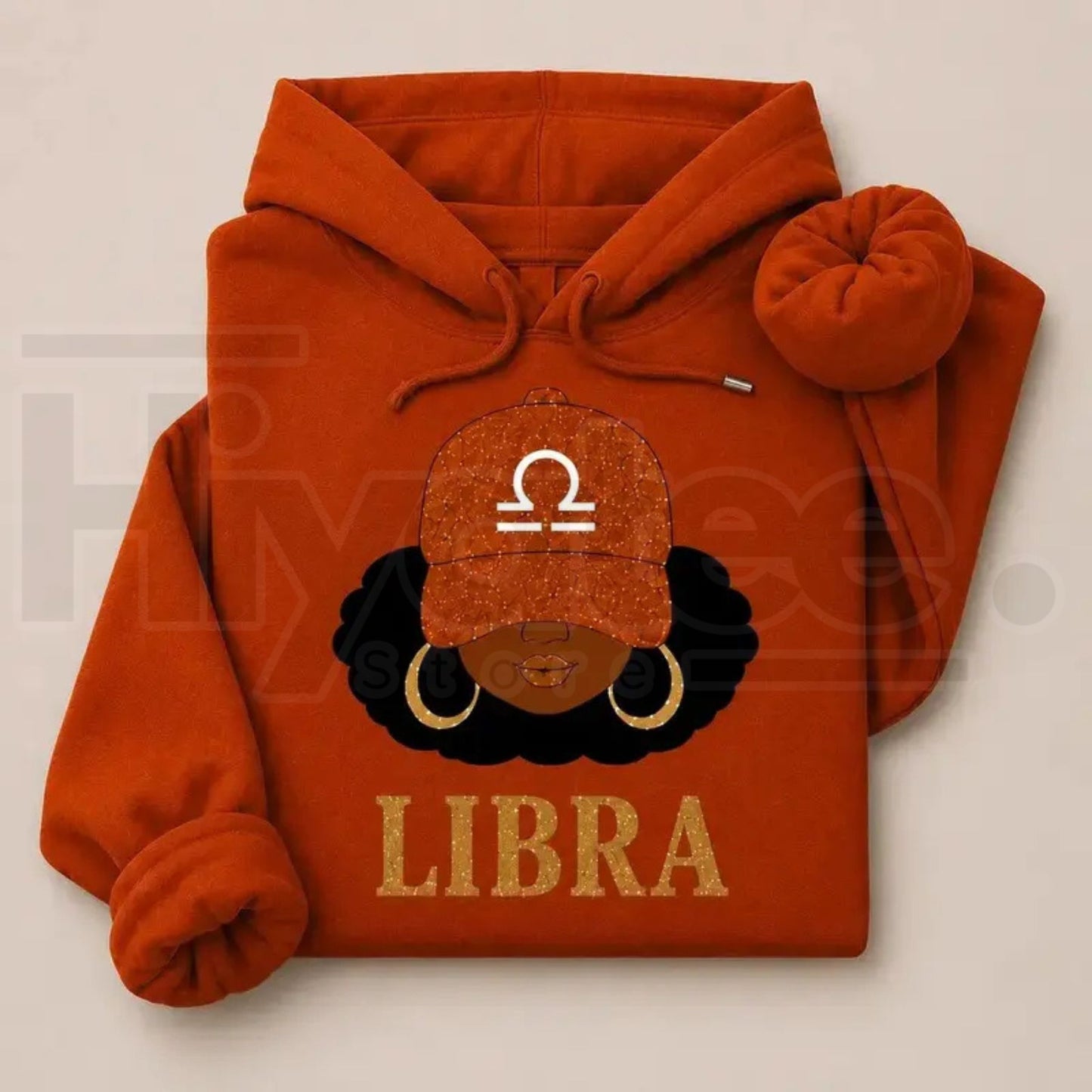 Zodiac Slay Girl Hoodie – Afro Zodiac Sign Graphic Hooded