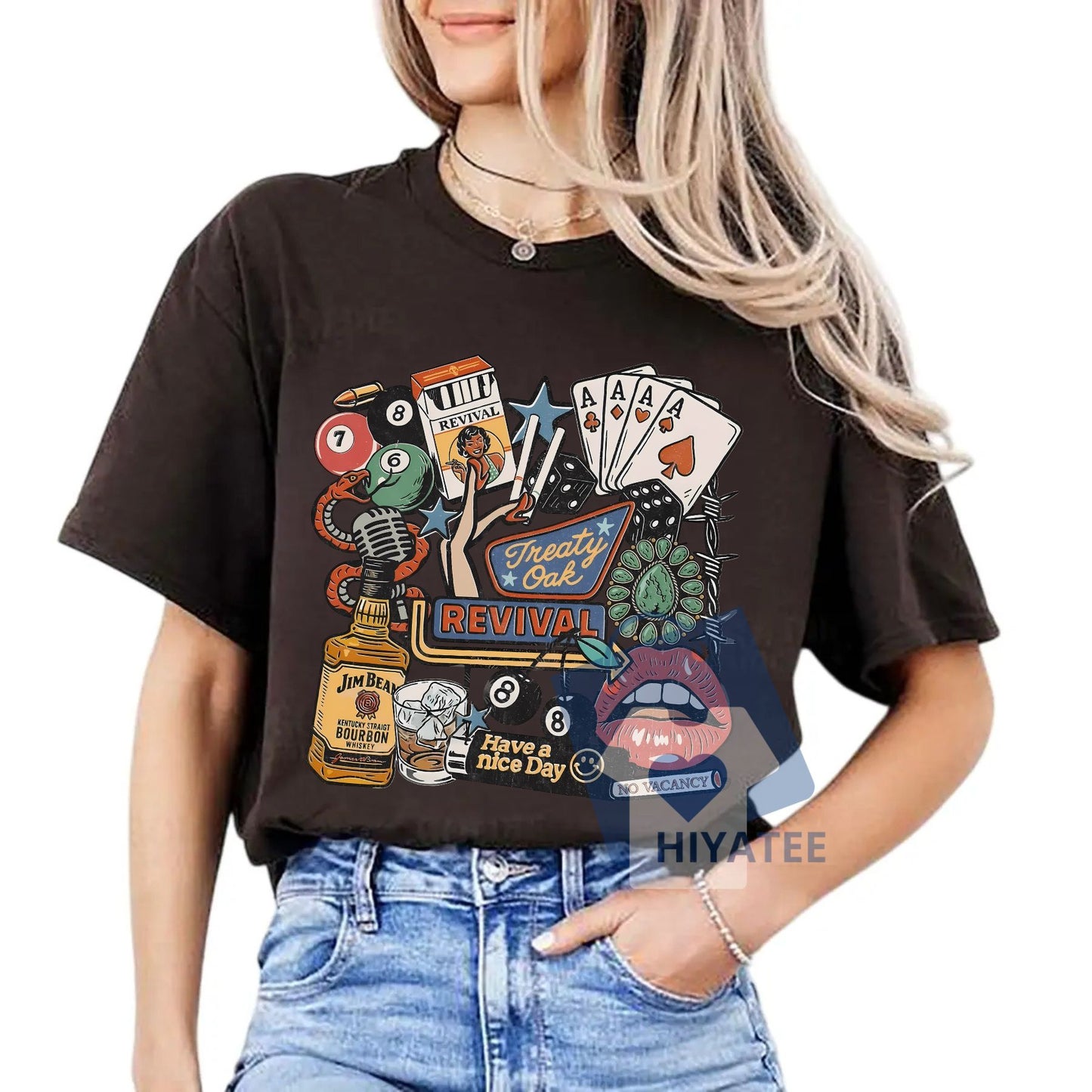 Treatyyyyy Collage T-Shirt – Bold Viral Meme Tee with Aesthetic Collage Design, Streetwear Unisex Cotton Shirt