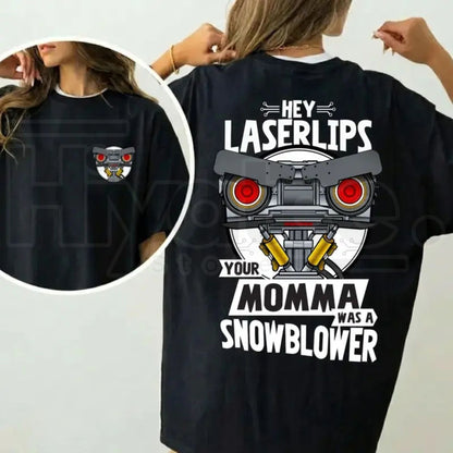 Short Circuit Laser Lips T-Shirt – Classic 80s Movie Parody Tee