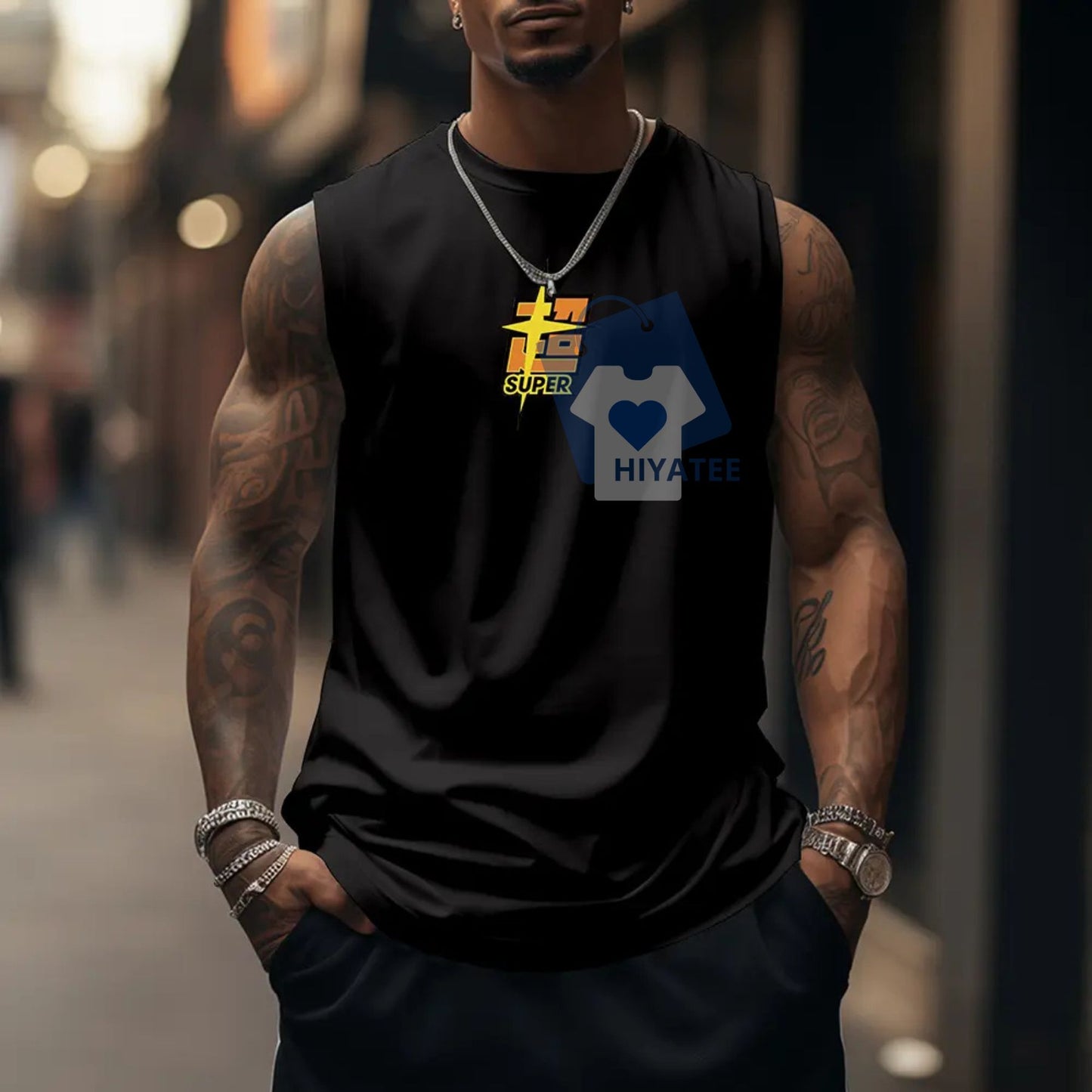 Goku Saiyan Tank Top – Dragon Ball Z 80s 90s Anime Graphic Tee, Unisex Summer Streetwear for Men