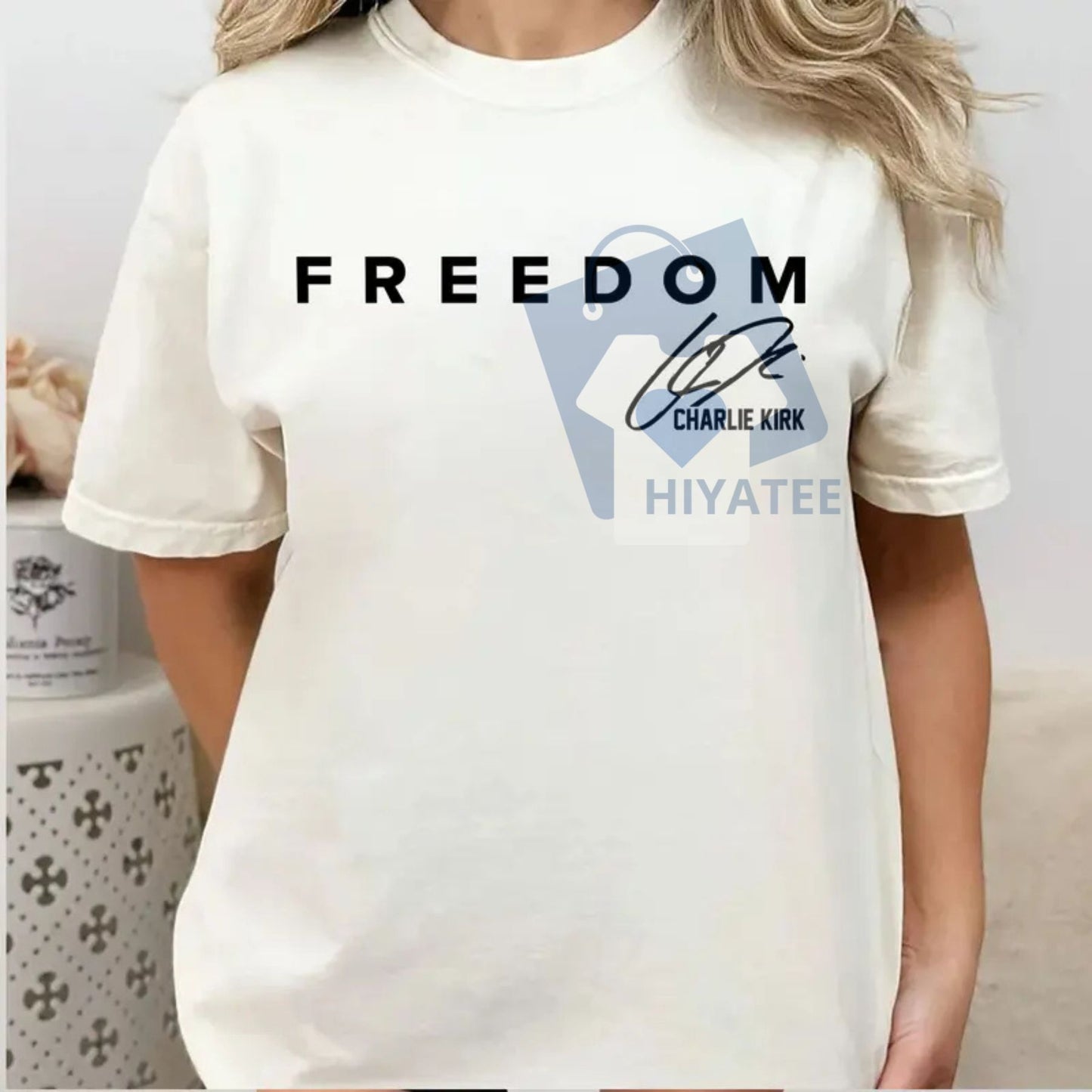 Freedom Charlie Kirk Signature T-Shirt – Voice of a Generation Graphic Tee, Unisex Cotton Shirt, Gift for Him or Her