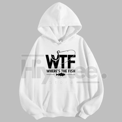Men's Funny Fishing Graphic Hoodie