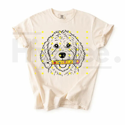 Comfort Colors 50+ Dog Breeds Back to School Teacher T-Shirt
