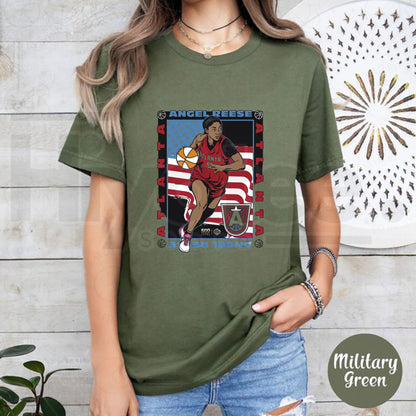 Angel Reese Atlanta Dream American Flag
