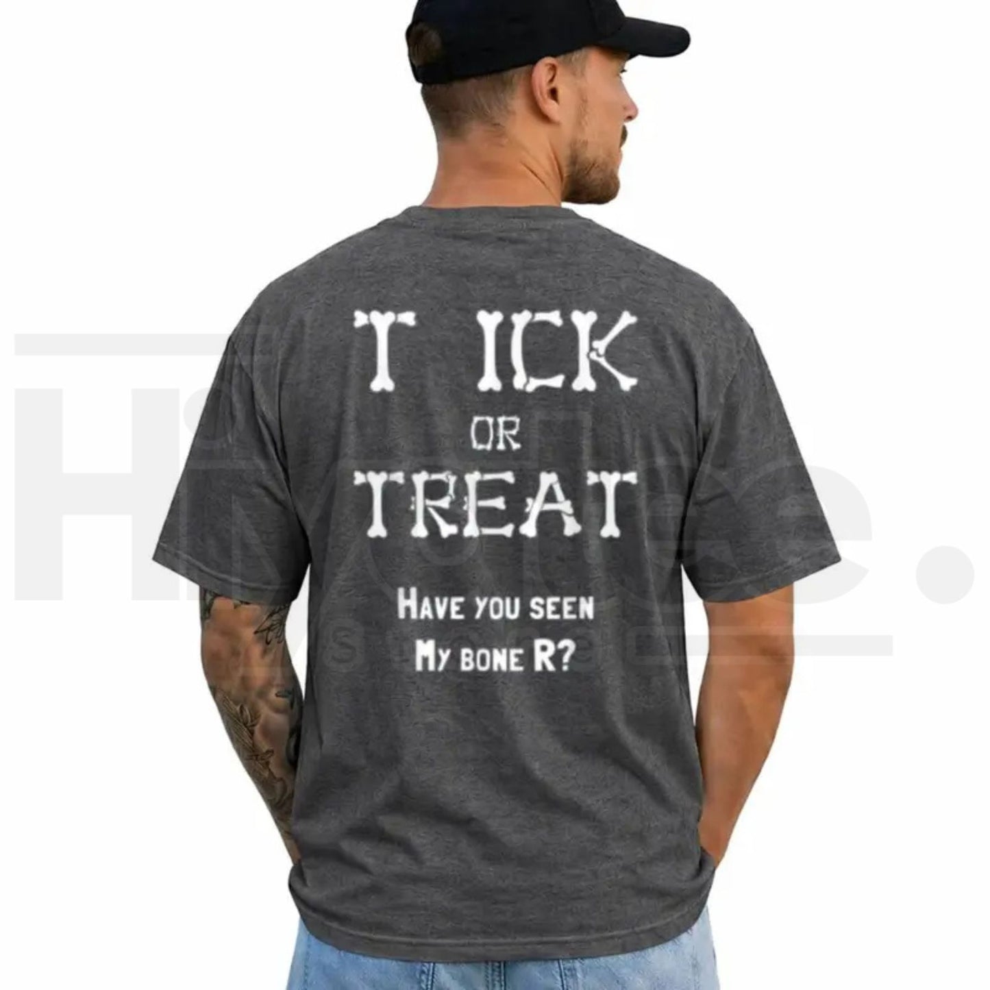 Tick Or Treat Halloween Funny Shirt – Sarcastic Insect Pun Graphic Tee