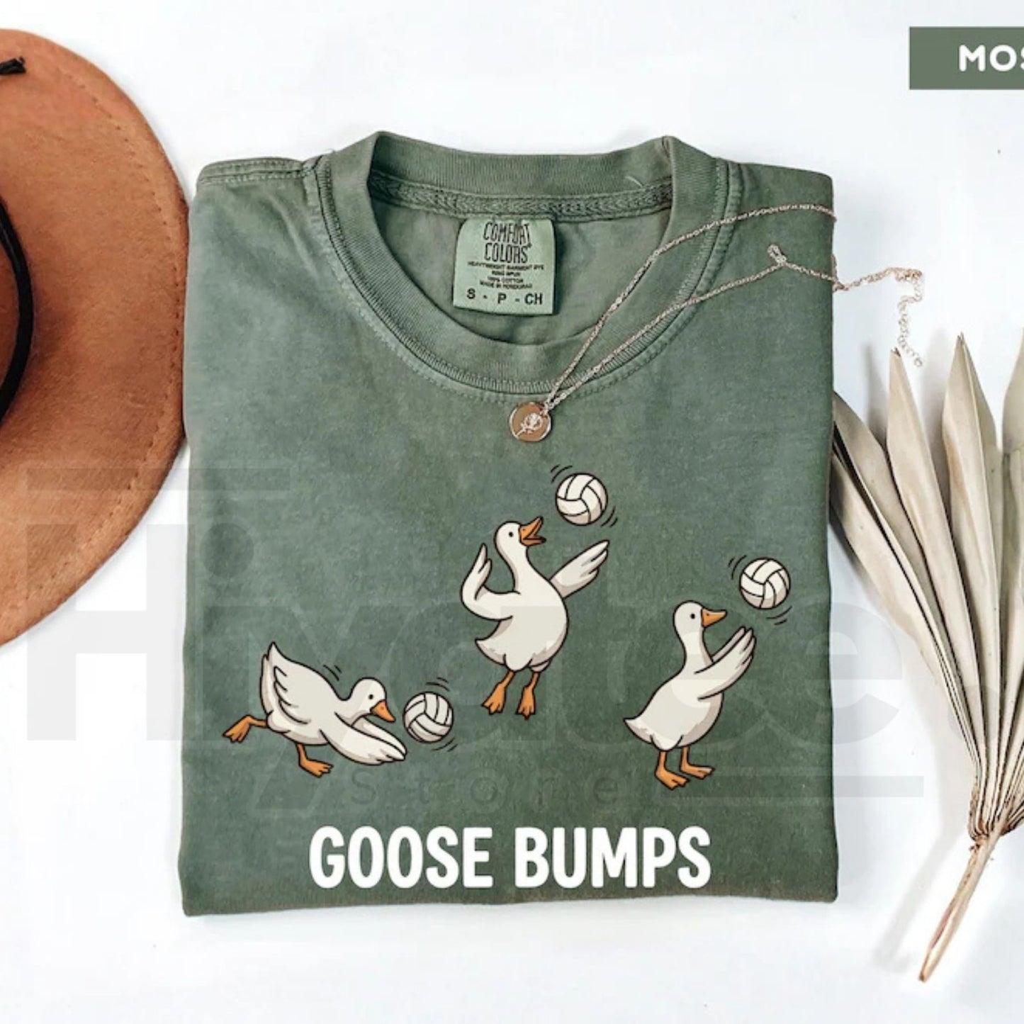 Volleyball Shirt Funny Goose Player Tee Cute Sports Pun Comfort Colors Top