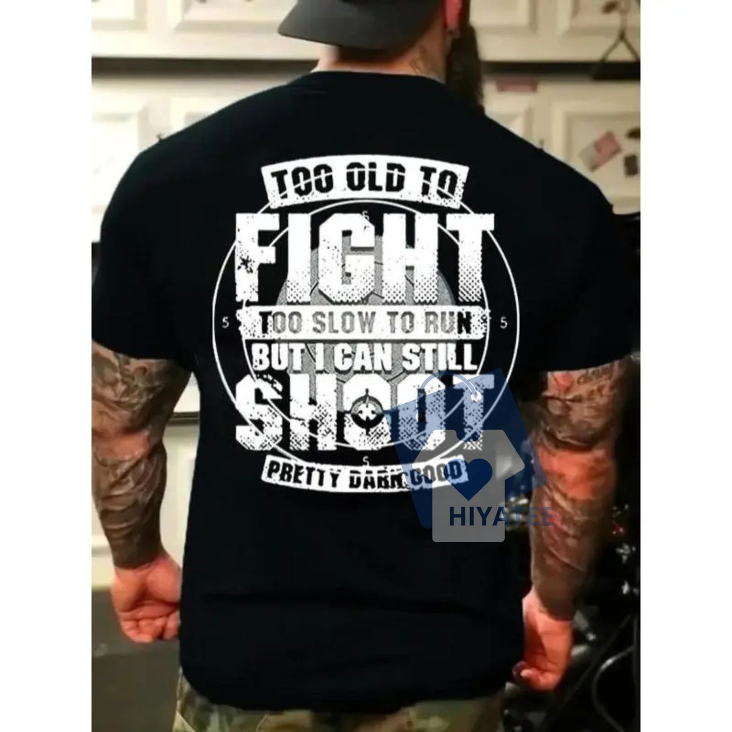 Men’s Letter Print T-Shirt – Casual Crew Neck Short Sleeve Streetwear Tee