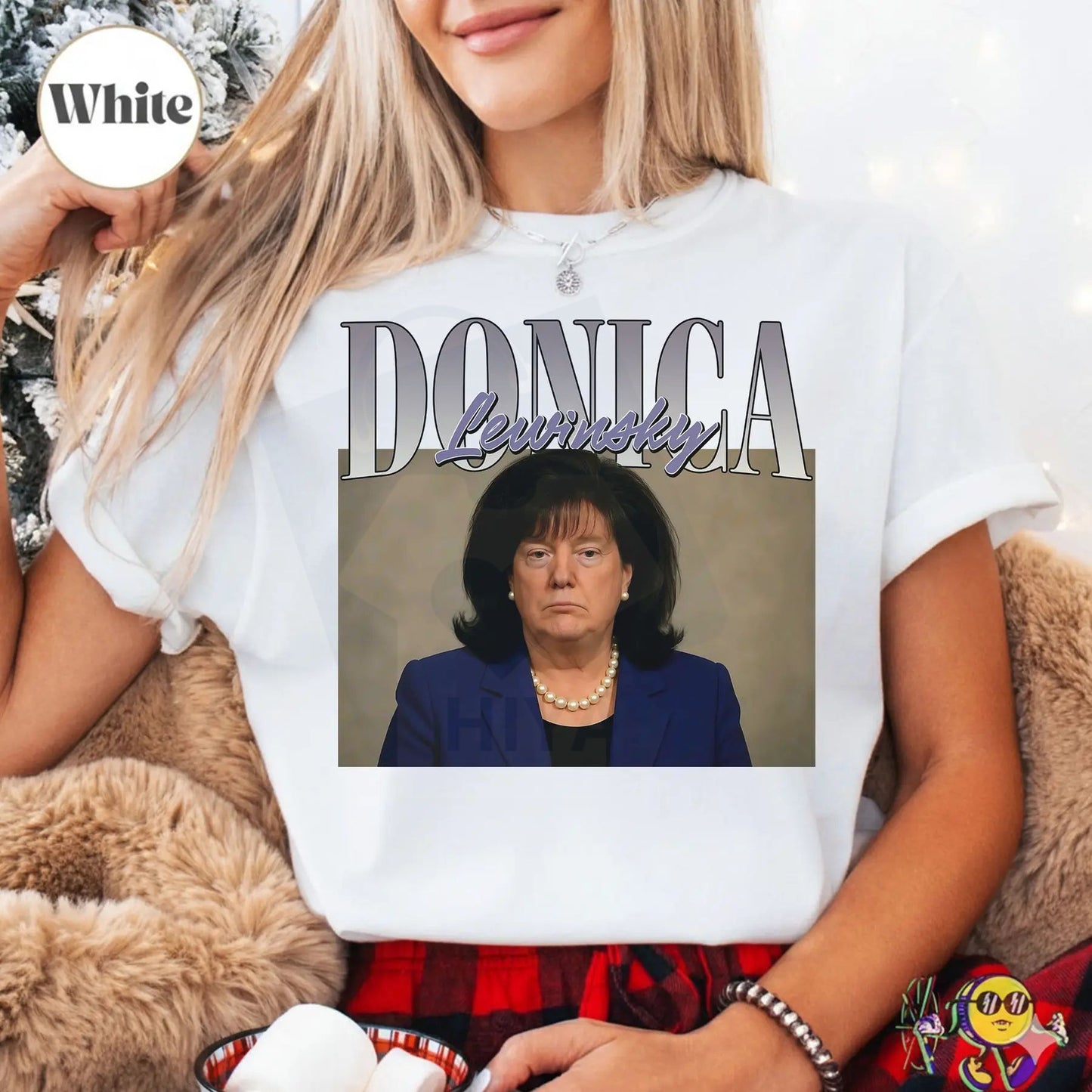 "Blowing Bubba" Tee – Donica Lewinsky Anti-Trump Political Humor Shirt