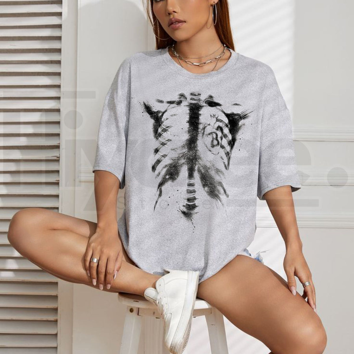 Unisex Thermal Waffle Knit T-Shirt
