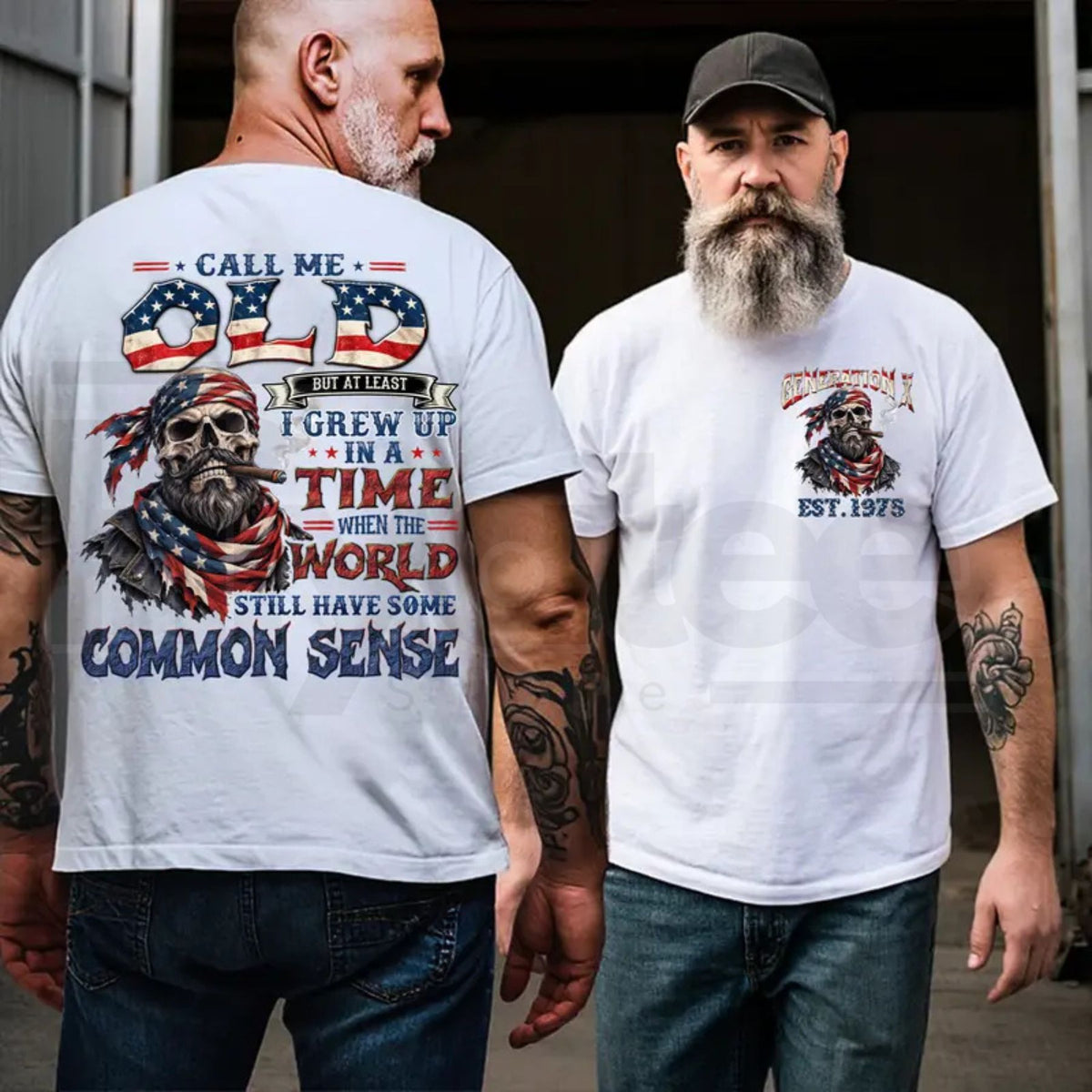 Personalized Year 1965-1980 Generation X Shirt – Call Me Old Common Sense Tee