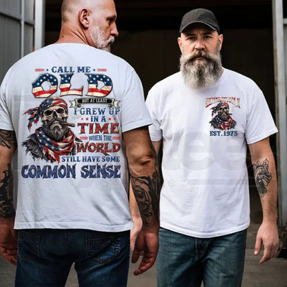 Personalized Year 1965-1980 Generation X Shirt – Call Me Old Common Sense Tee