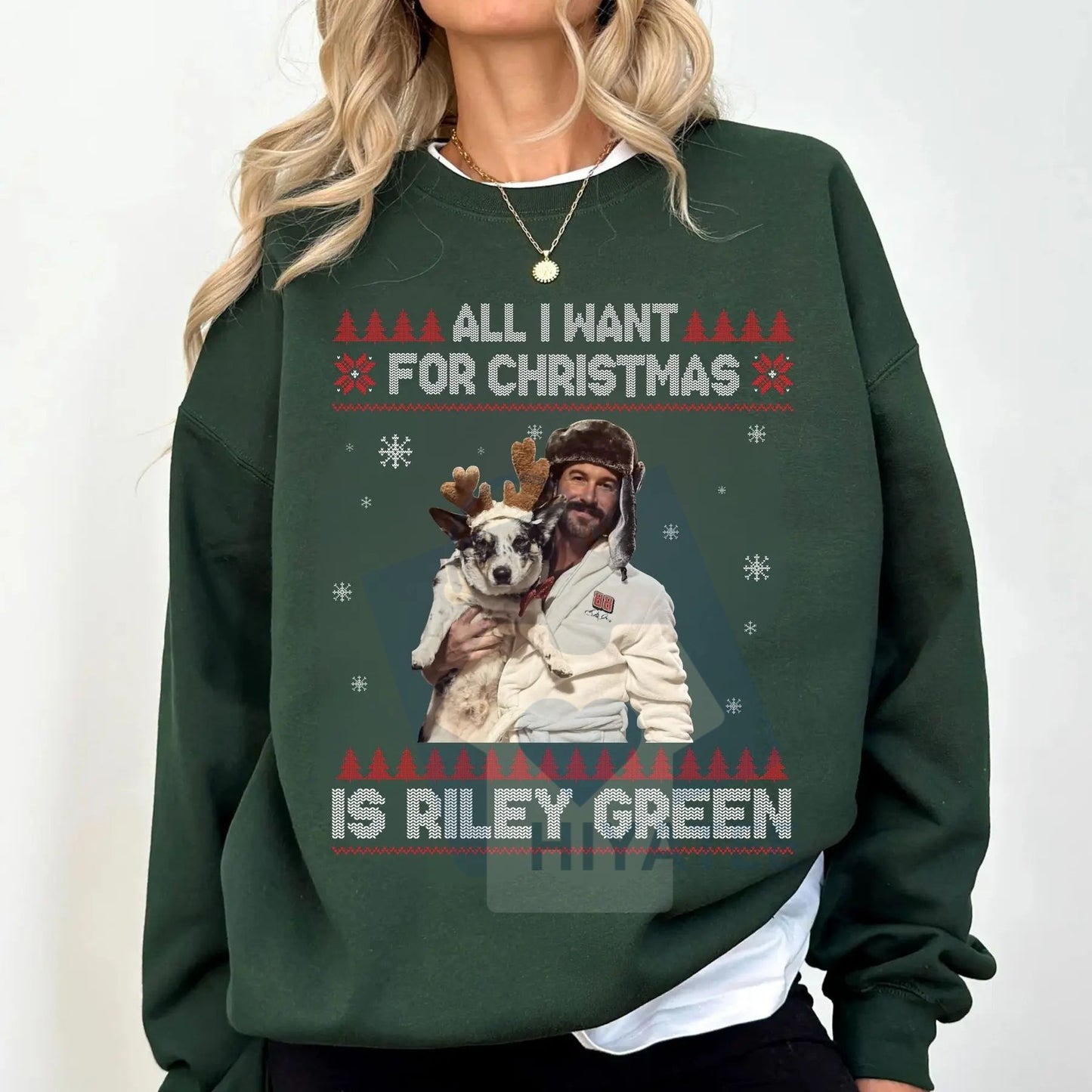 All I Want For Christmas Sweatshirt: Retro Xmas Sweater, Vintage Country Music Graphic Shirt, Unisex Gift For He