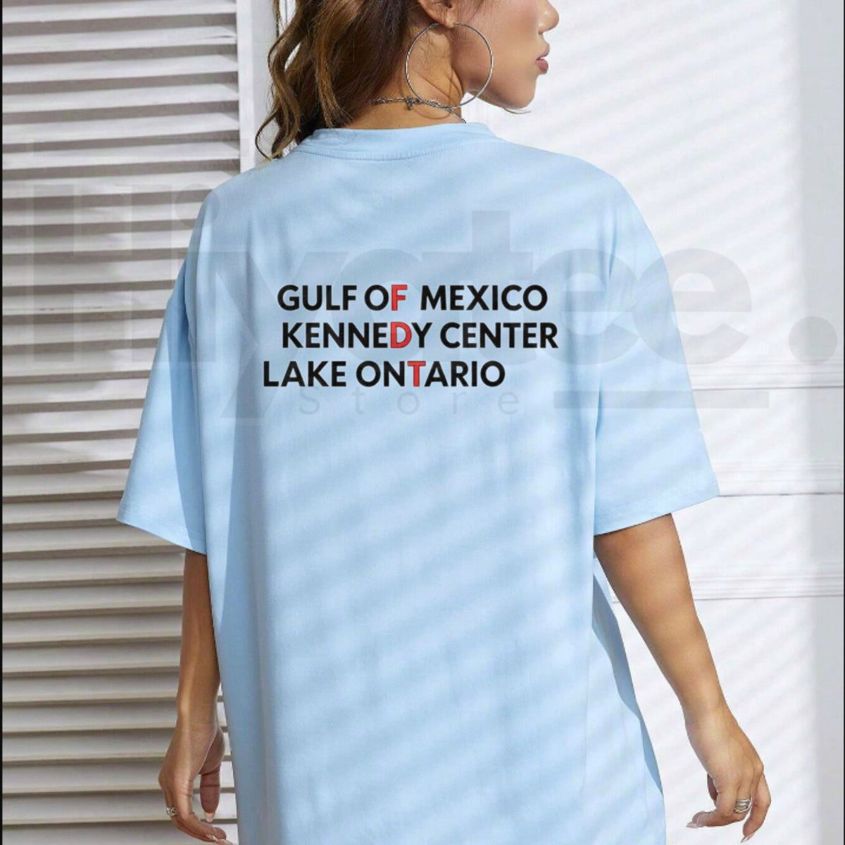 Gulf Of Mexico Kennedy Center Lake Ontario T-Shirt – Geography Graphic Tee