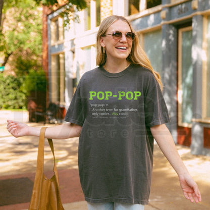 Pops Definition Shirt for Grandpa – Cool Pop-Pop Father's Day Gift T-Shirt
