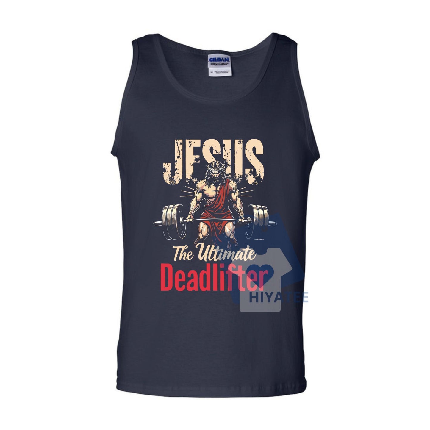 Men’s Jesus Graphic Tank Top – Casual Sleeveless Christian Gym Vest