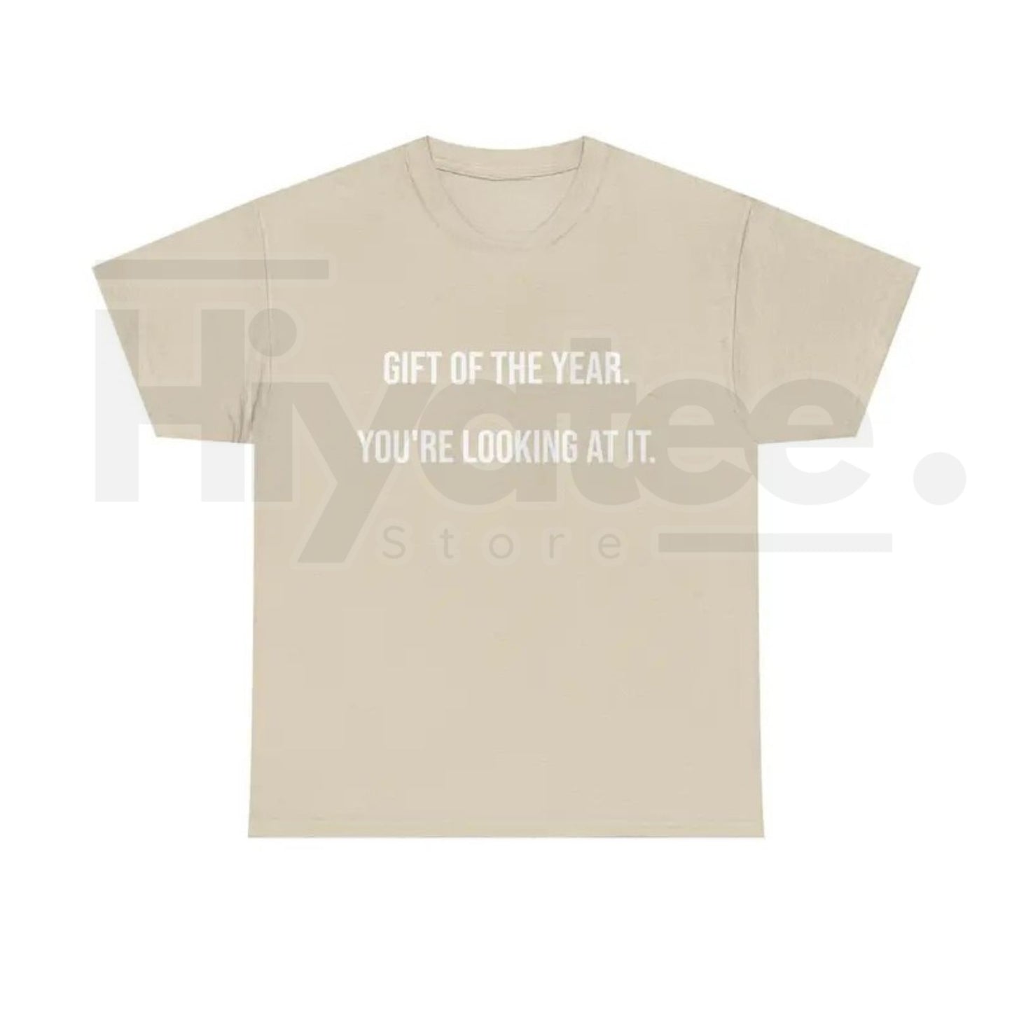 Gift Of The Year T-Shirt – Funny Father's Day Graphic Tee for Men