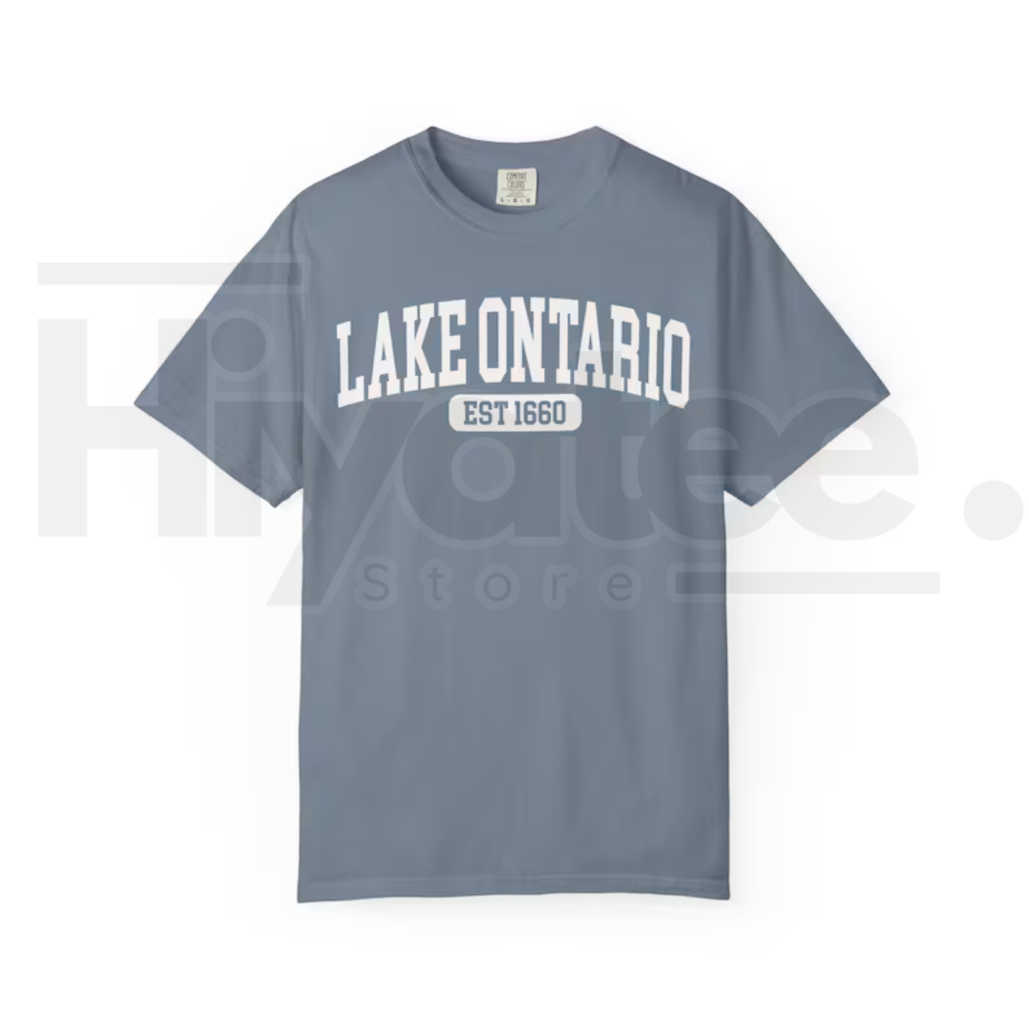 Lake Ontario Est 1660 T-Shirt Funny Canada Trump Tariff Satire Tee