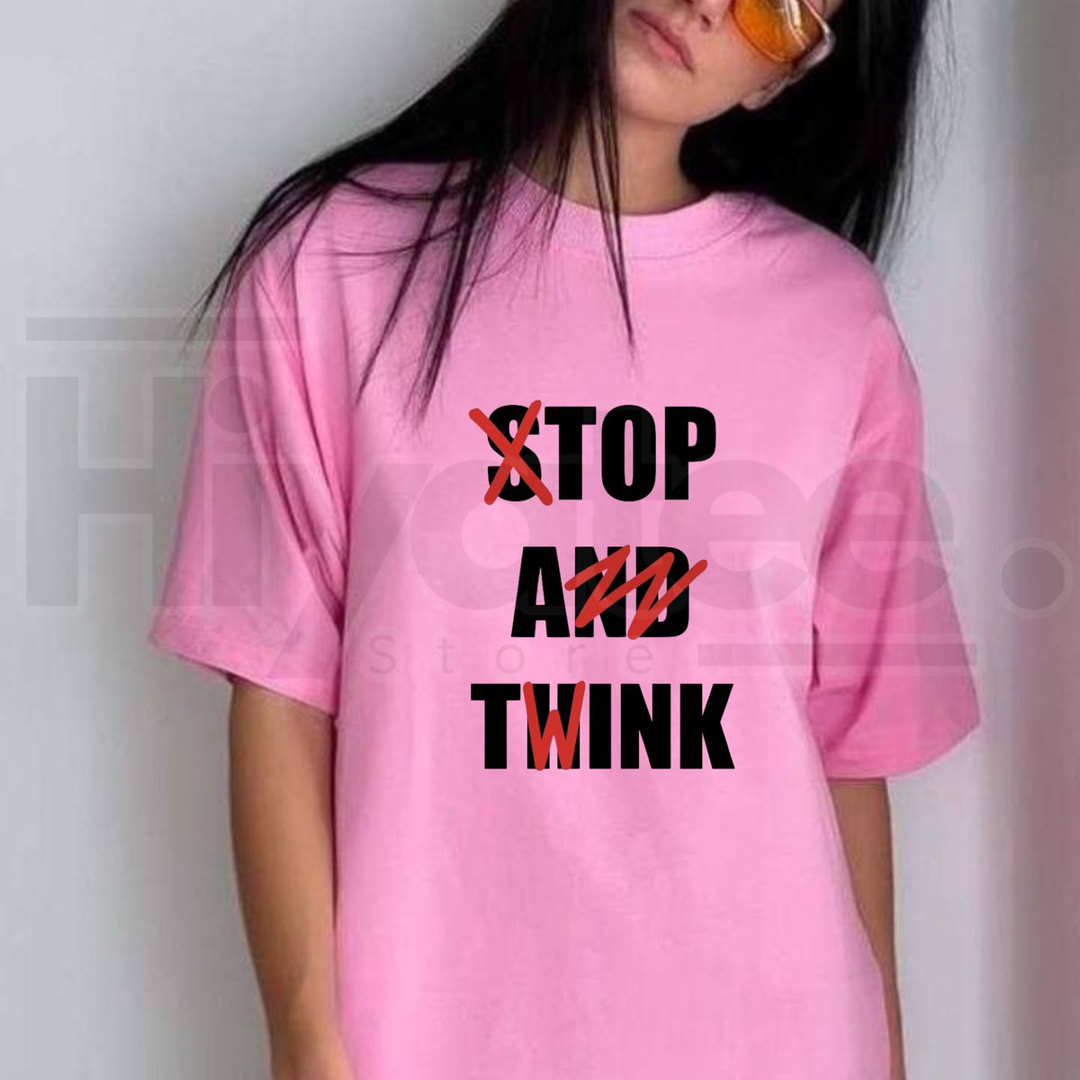 Stop and Think Funny T-Shirt – Humorous Graphic Tee