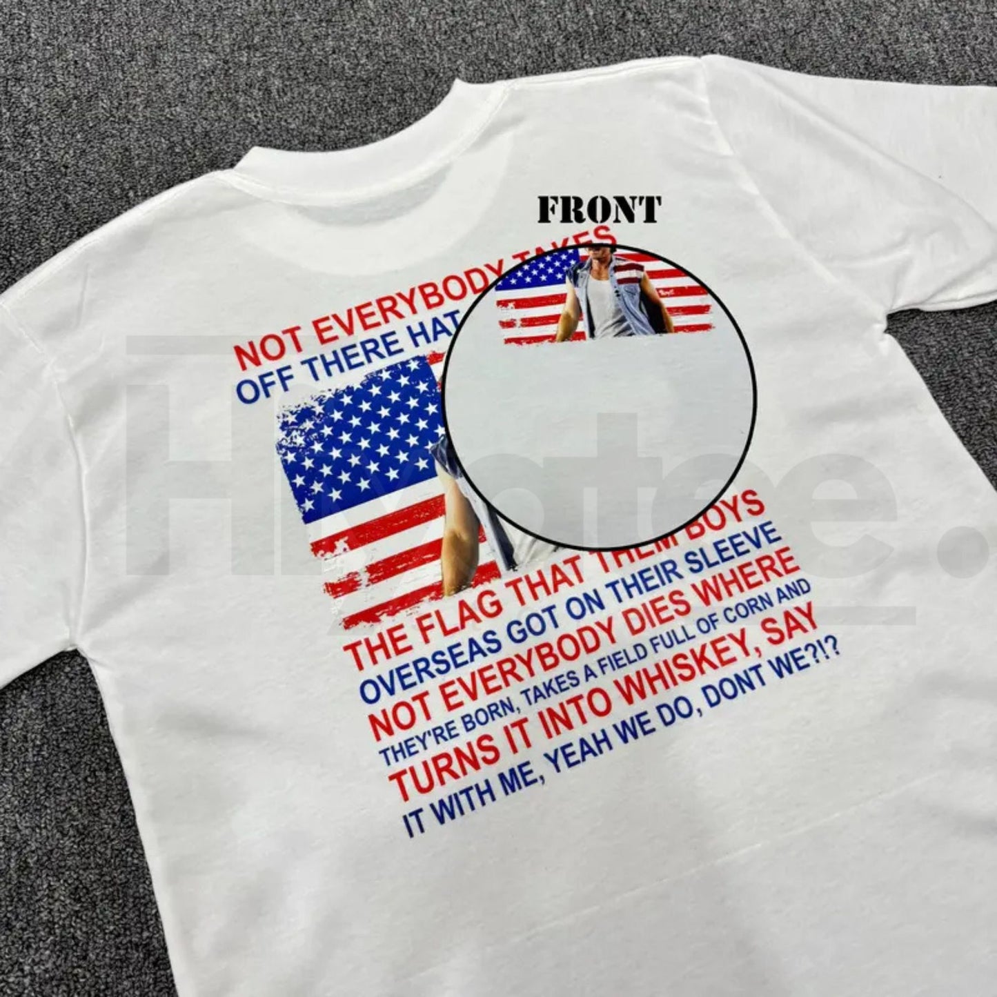 "MW 4th July" – Patriotic Country Music Fan Graphic Top
