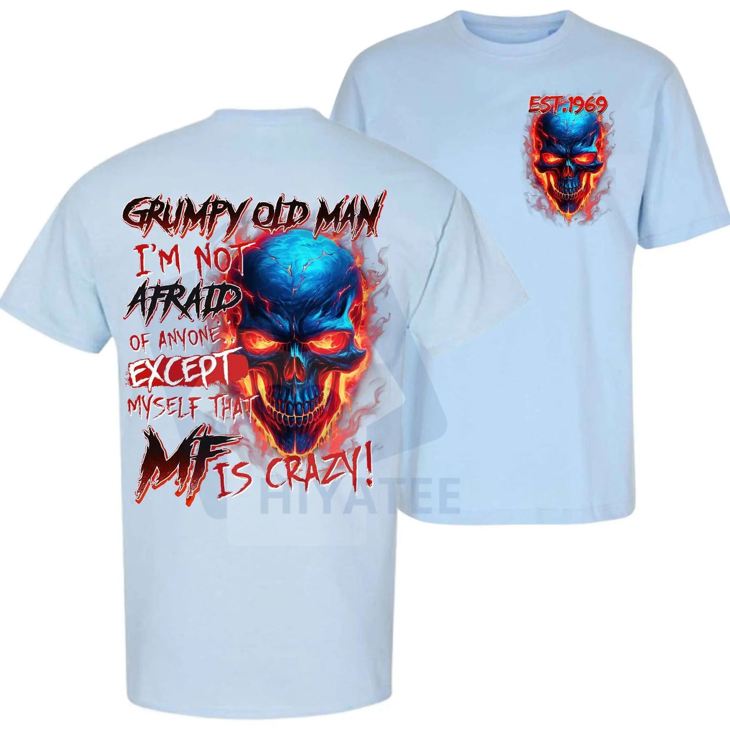 Custom Est. 1969 Gen X Two-Sided T-Shirt – Classic Fit Birthday Gift Tee