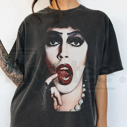 Tim Curry Tribute T-Shirt – Rocky Horror Frank-N-Furter Graphic Tee