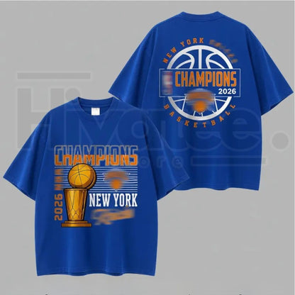 Knicks Basketball Champions 2026 Premium Graphic Tee – Jalen Brunson Fan Streetwear