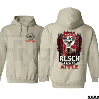 Busch Light Apple Hunting Hoodie – Camo Outdoors Graphic Pullover