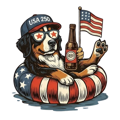Comfort Colors® Funny 4th of July Dachshund Shirt – Patriotic 250th Anniversary Dog Lover Tee