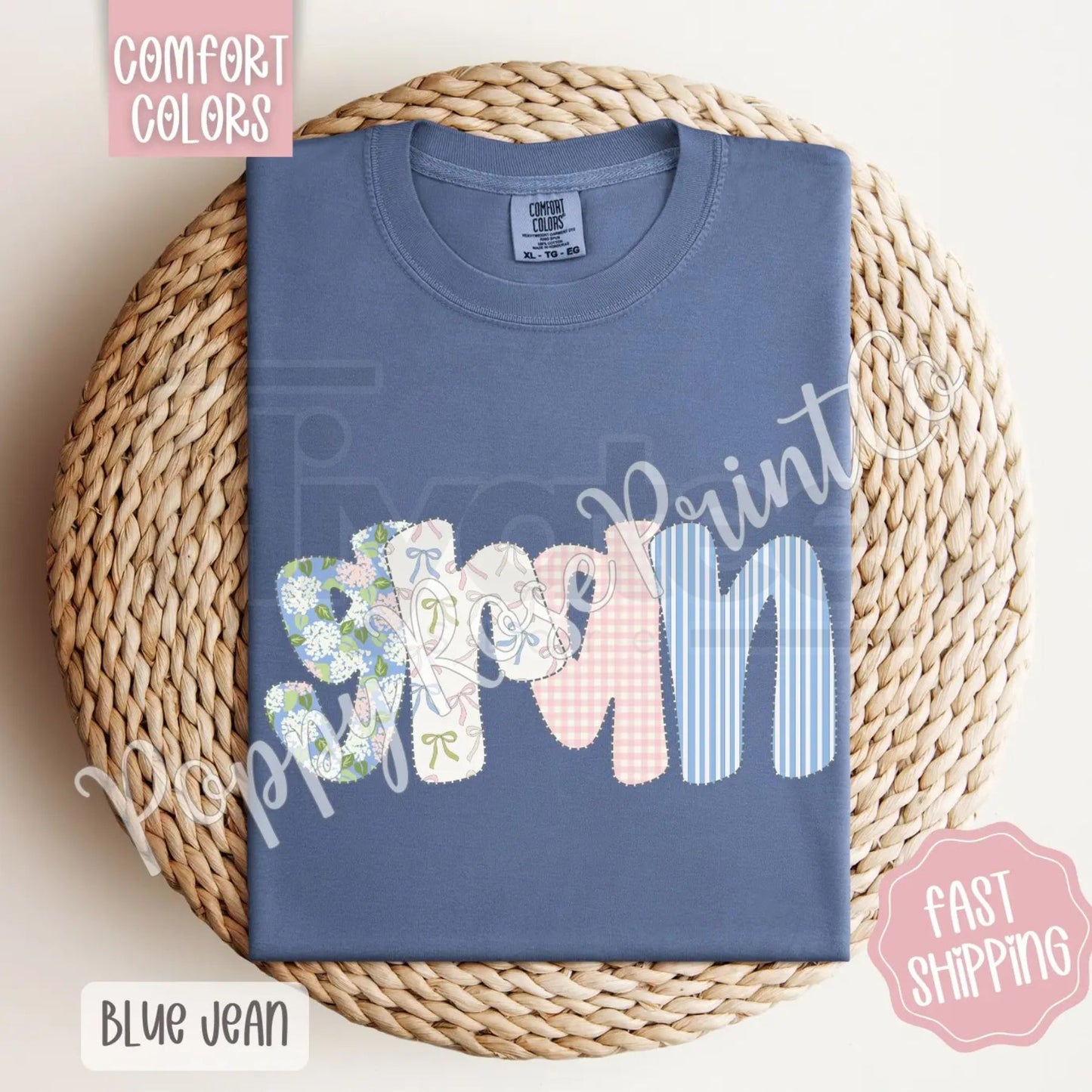 Comfort Colors® Custom Mom & Grandma T-Shirt – Personalized Mother’s Day Gift
