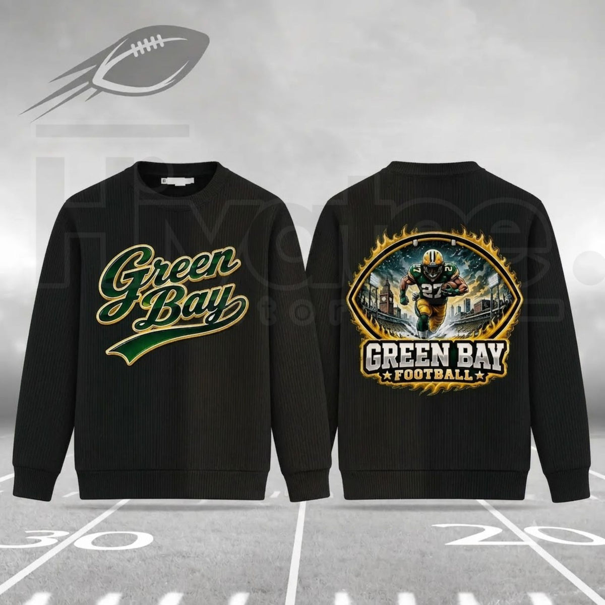 City Football Vintage Crewneck – Retro Game Day Graphic Sweatshirt
