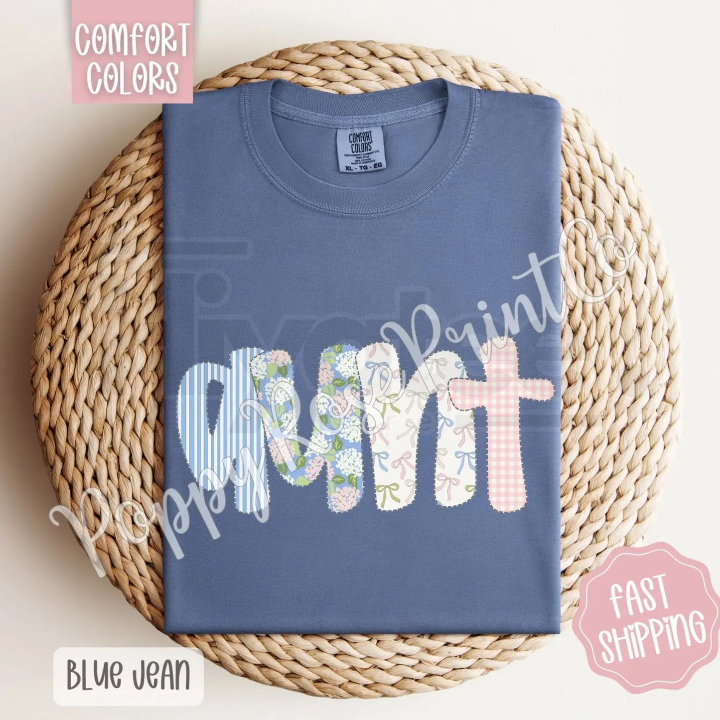 Comfort Colors® Custom Mom & Grandma T-Shirt – Personalized Mother’s Day Gift