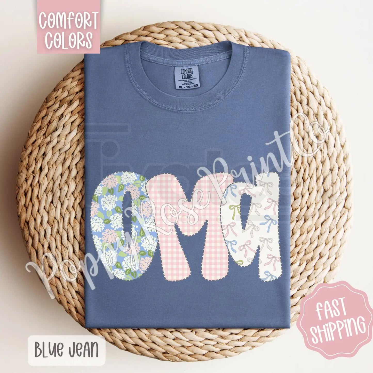 Comfort Colors® Custom Mom & Grandma T-Shirt – Personalized Mother’s Day Gift