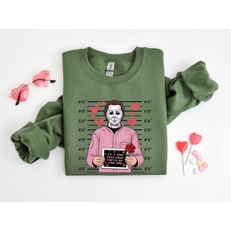 If I Had Feelings They’d Be For You Shirt, Valentines Day Sweatshirt,Skeleton Valentines ,Funny Valentines Day Shirt, Sarcastic Valentine   Analyze listing