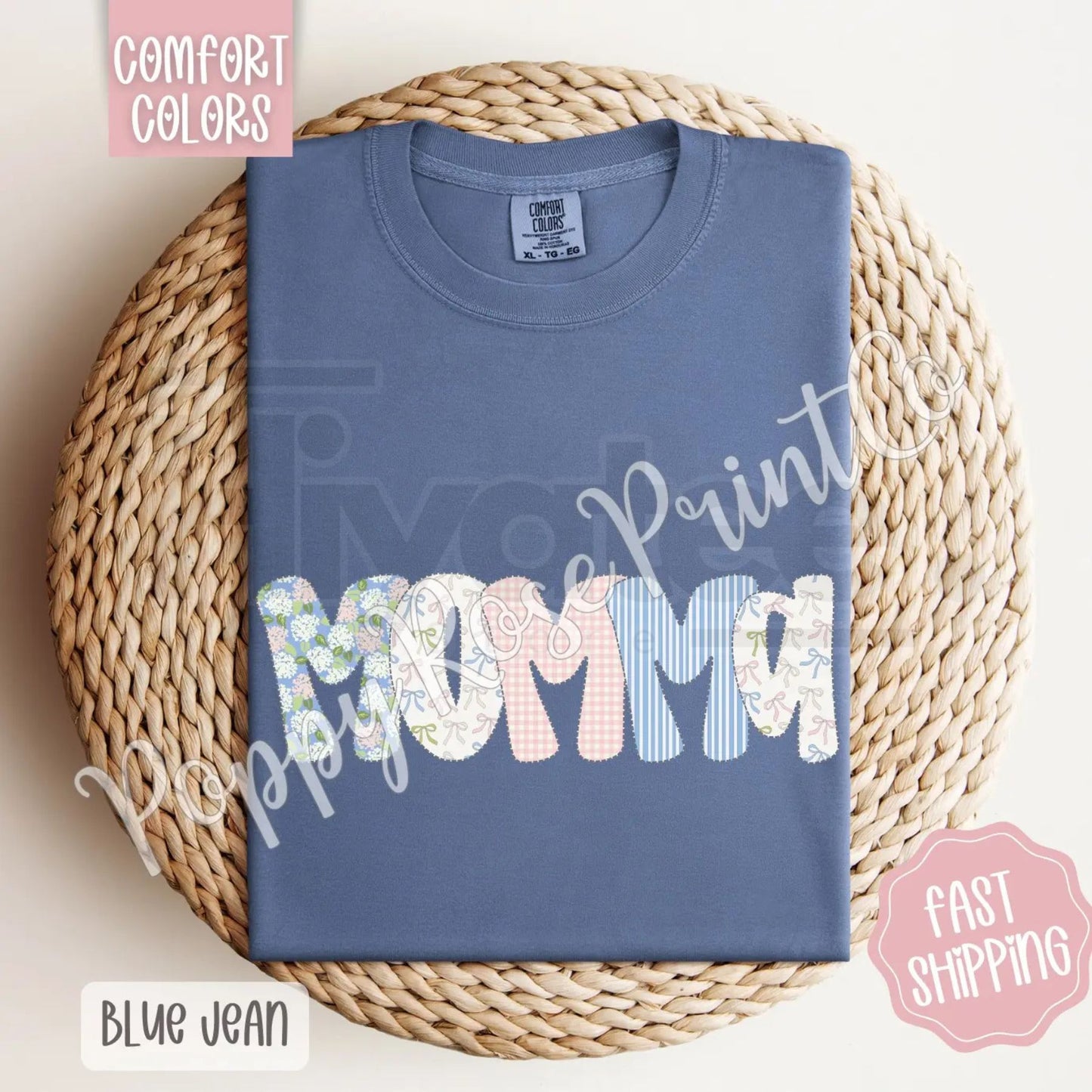 Comfort Colors® Custom Mom & Grandma T-Shirt – Personalized Mother’s Day Gift