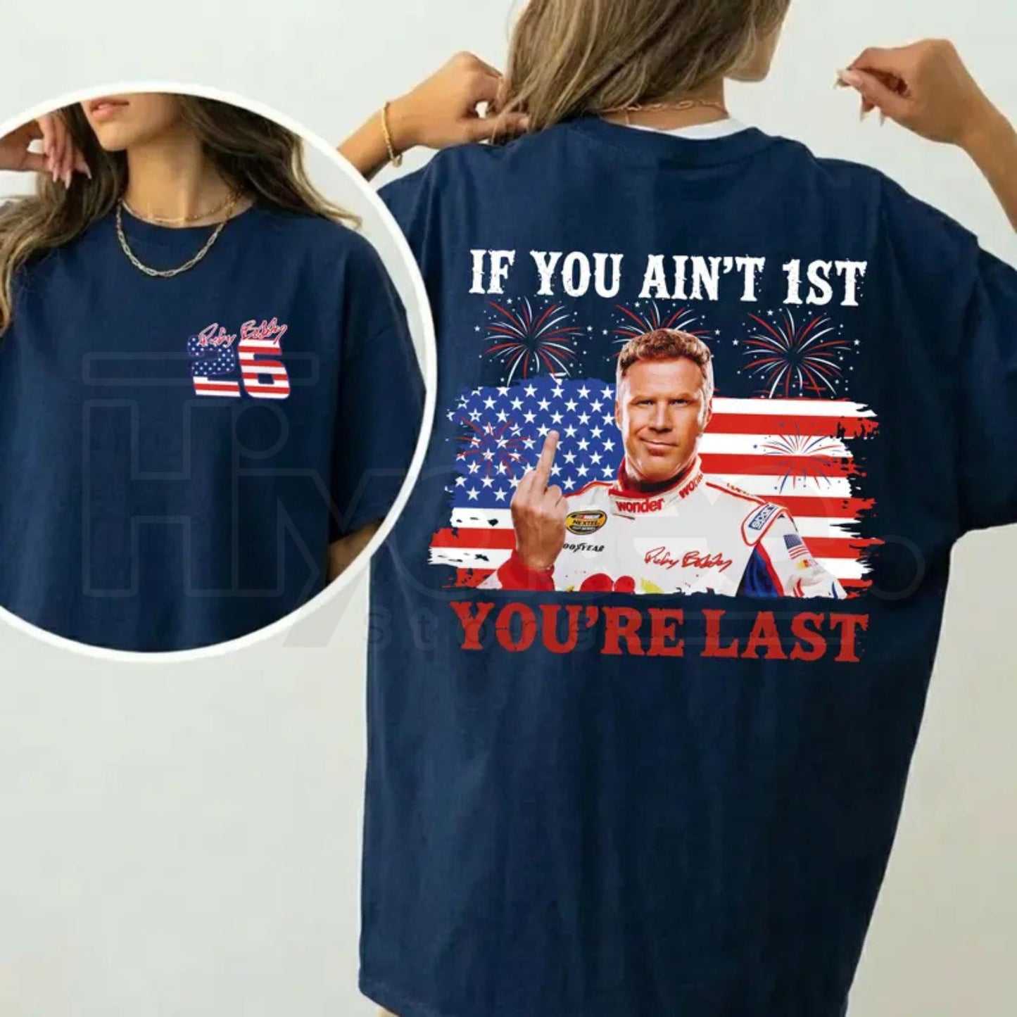Shake And Bake 4th Of July T-Shirt – Funny Talladega Nights Patriotic Graphic Tee