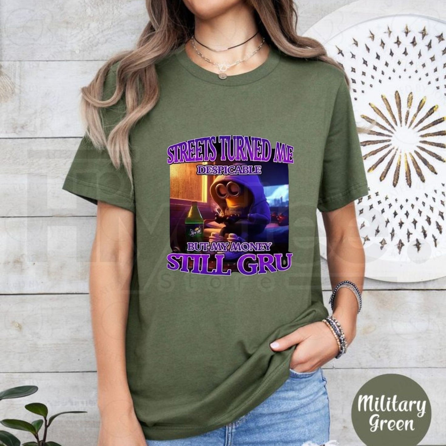 "Streets Made Me Despicable" – Funny Minion Humor Graphic Top