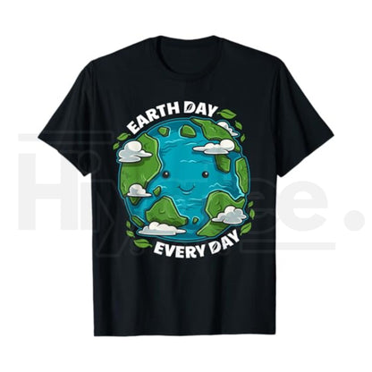 "Earth Day Every Day" – Cute Environmental Eco-Friendly Graphic Top