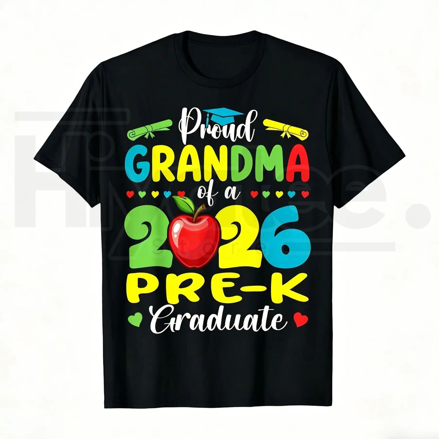 Proud Mommy of 2026 Pre-K Graduate T-Shirt – Official Pre-K Graduation Gift, Summer 2026 Mom Graphic Tee
