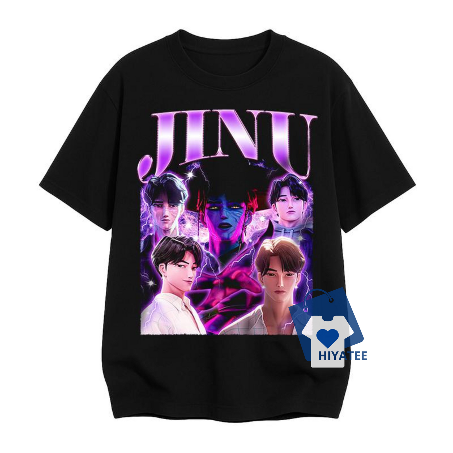 Jinu Saja Boys K-Pop Shirt – Demon Hunters Graphic Tee for K-Pop & Fantasy Fans