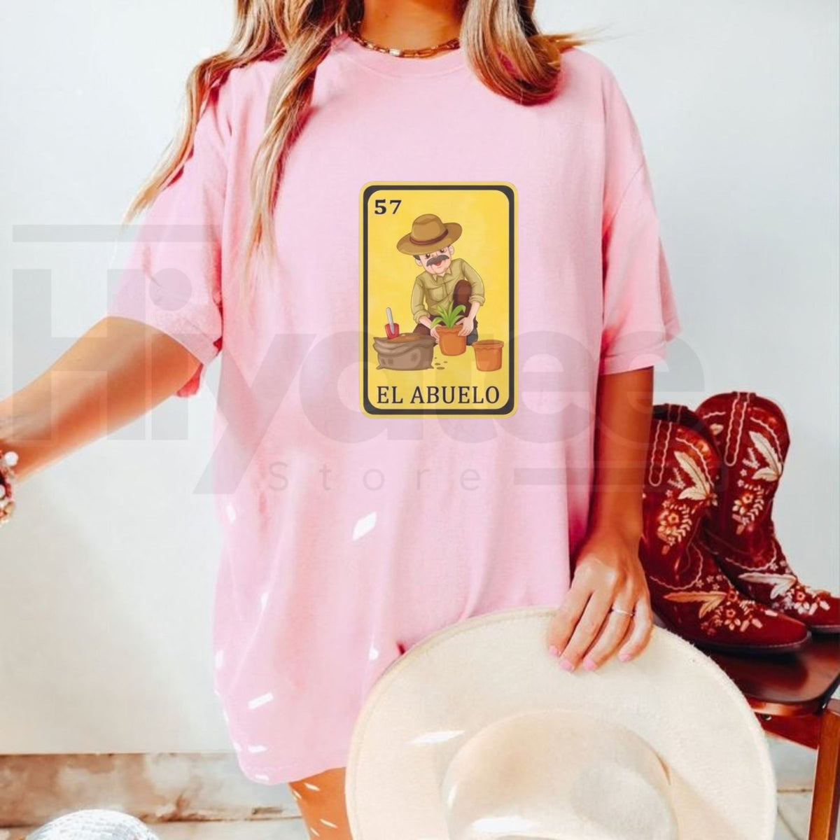 El Abuelo Vintage Graphic T-Shirt – Spanish Grandfather Gift Cotton Tee
