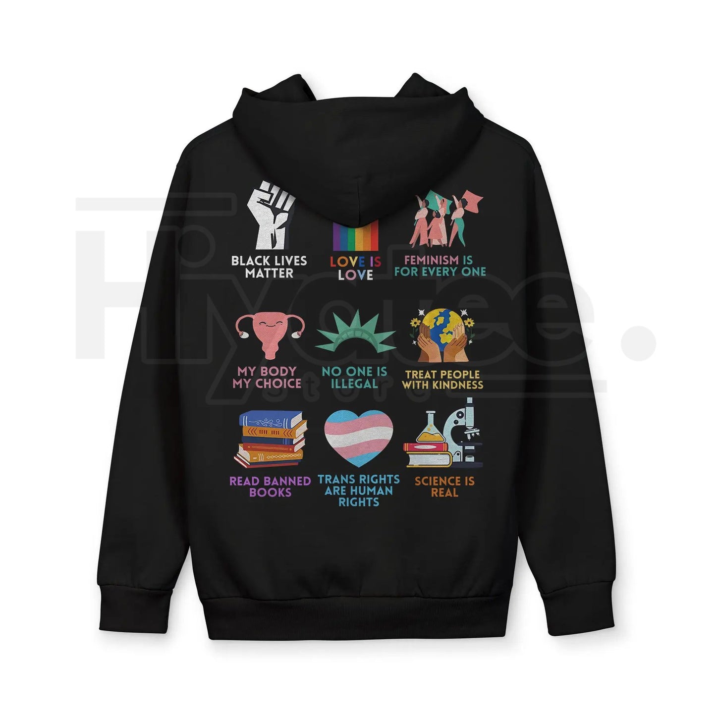 "Big Fan Of Human Rights" – Equality For All Hoodie