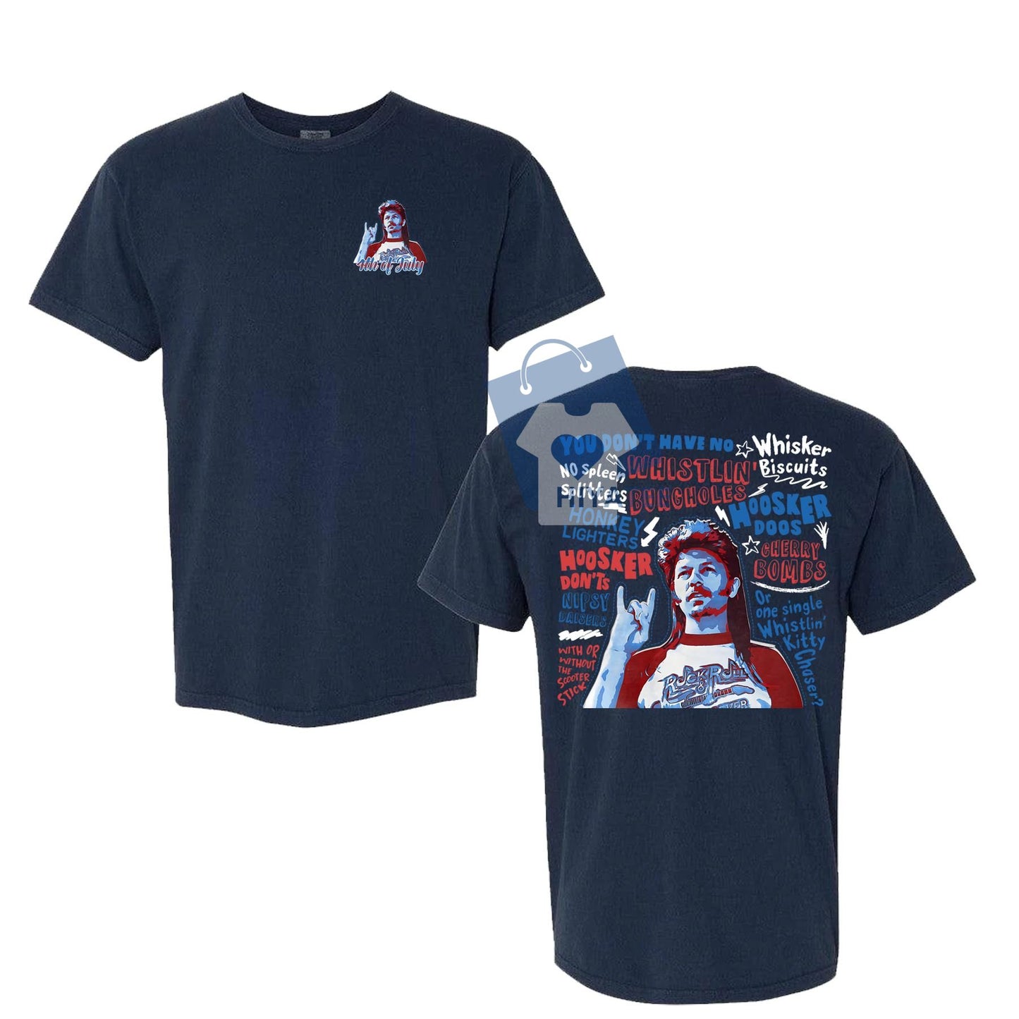 Joe Dirt 4th of July Shirt – ‘Merica 2-Sided Patriotic Tee