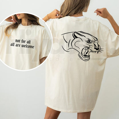 Not For All All Are Welcome T-Shirt – Inclusive Statement Quote Tee