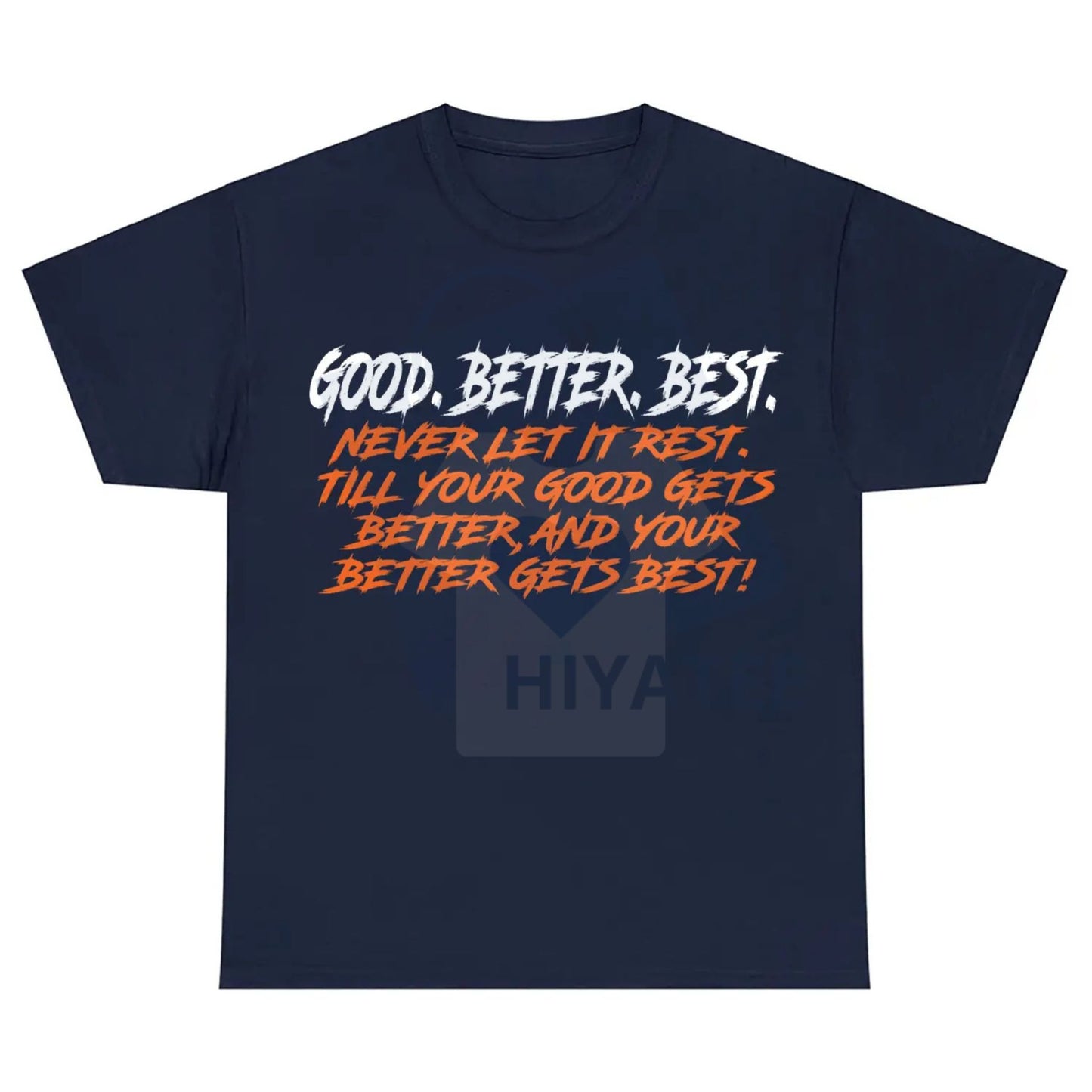 Chicago Bears "Good Better Best Never Rest" T-Shirt – Fan Motivational Graphic Tee