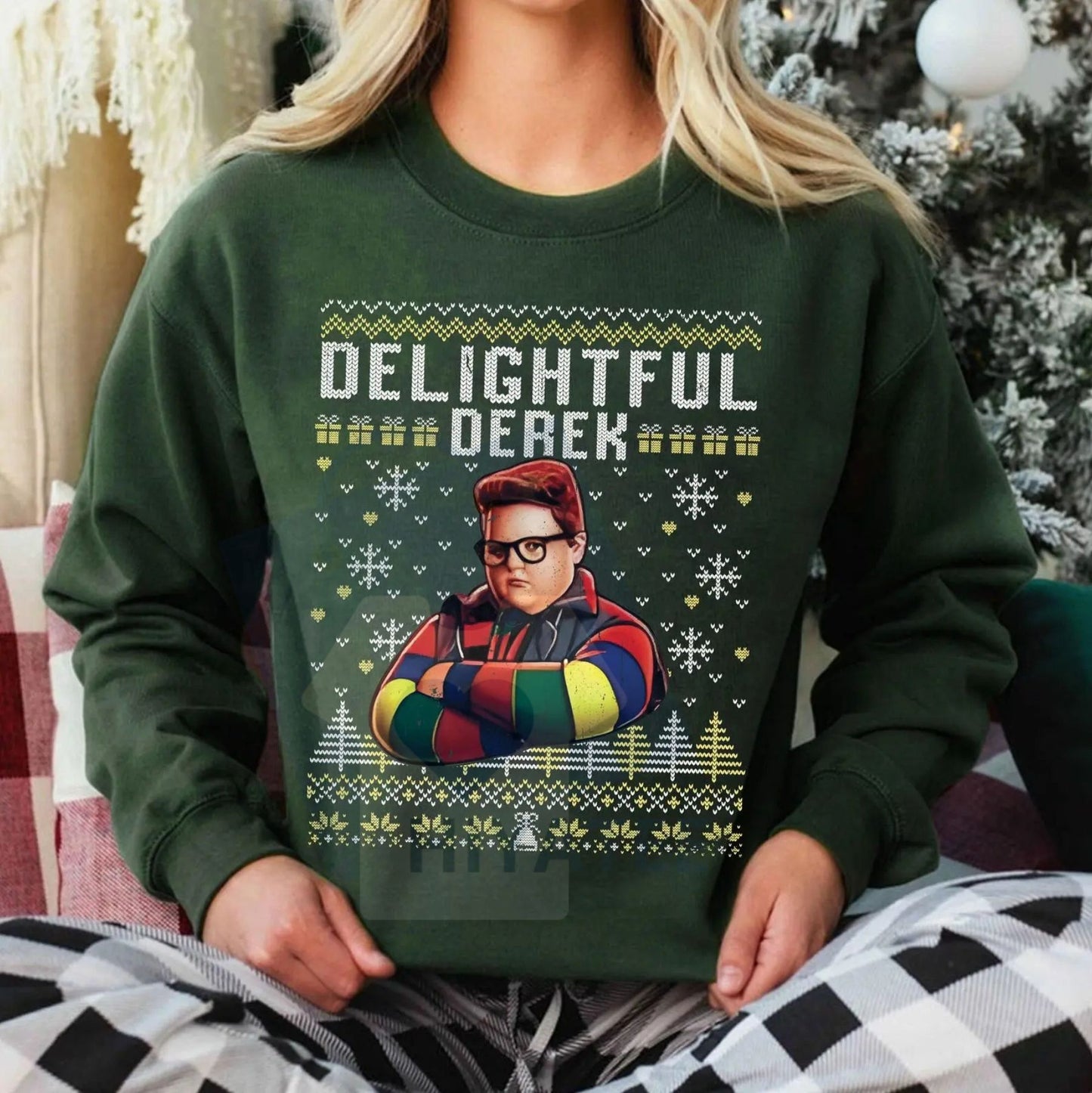 Delightful Derek Christmas Shirt: Funny Movie Quote Holiday Tee, Trending Comedy Fan Apparel, Unisex Gift