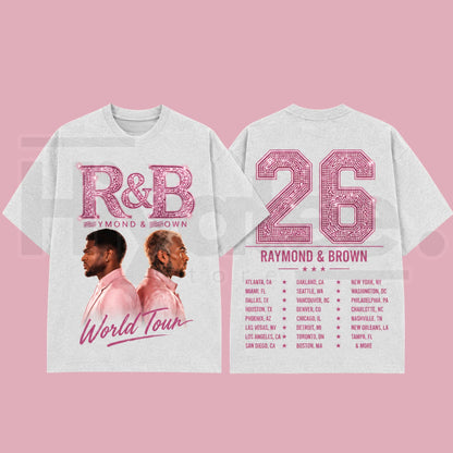 Raymond & Brown World Tour 2026 Premium Cotton T-Shirt