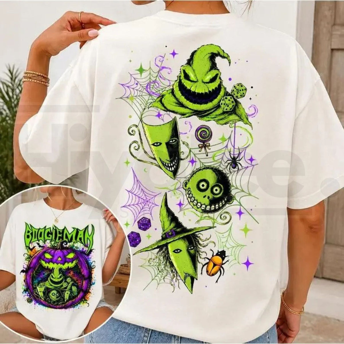 Welcome to Our Nightmare Halloween T-Shirt – Horror Friends & Scary Movie Graphic Tee, Halloween Couples Shirt