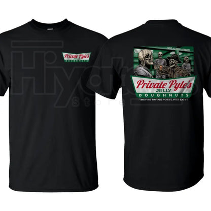 Private Pyle's Jelly Doughnuts Graphic T-Shirt – Patriotic Military Tee