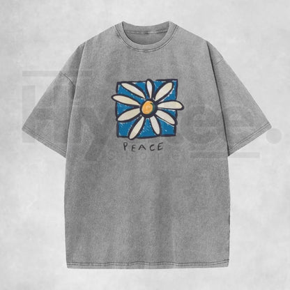 Holafish Acid Vintage Washed T-Shirt – Premium Relaxed Fit Unisex Graphic Tee