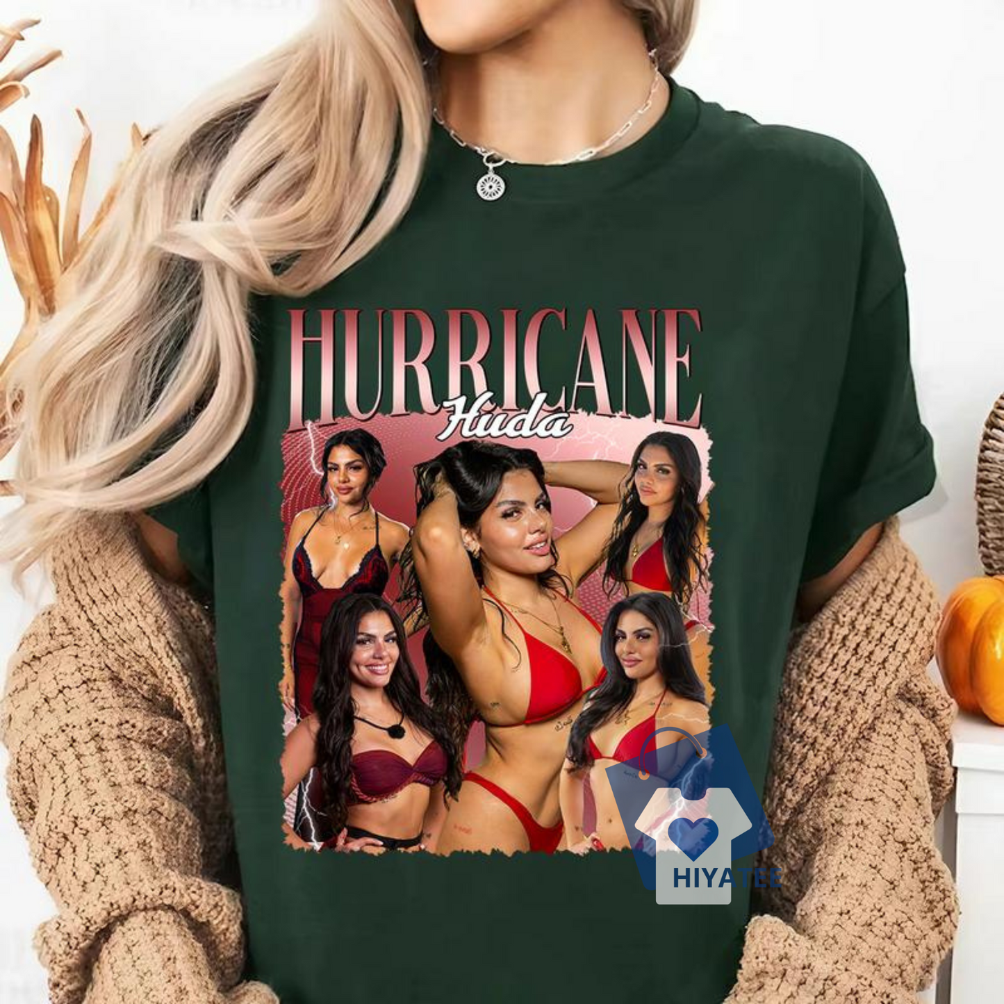 Huda Mustafa Hurricane T-Shirt – Love Island USA Quote Tee, Mamacita Gym Girl Shirt, Gift for Men & Women